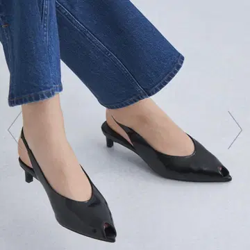 포인티드 오픈토 (4cm 힐)