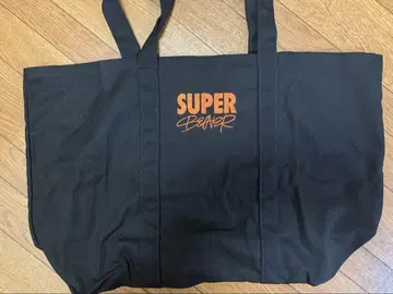 SUPER BEAVER BIG 토트백 블랙