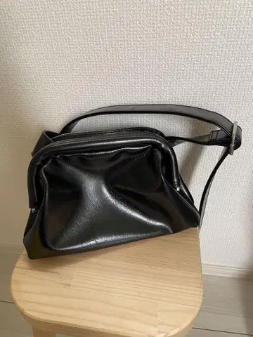 블랙 숄더백 가마구치 멀티 숄더백