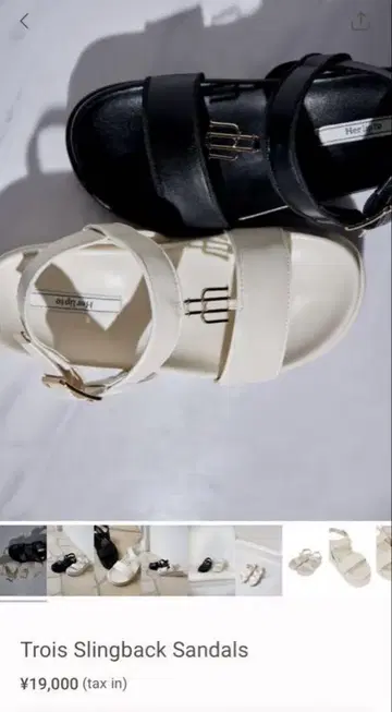 헤르립토 트루아 슬링백 샌들