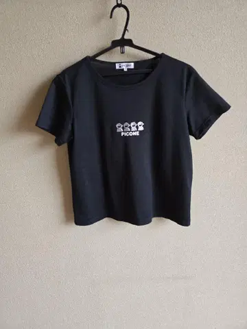 피코네 여름 티셔츠 블랙 38 미사용