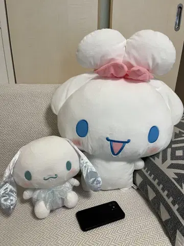 시나모롤 봉제 인형 니코리미무스비 스노우 크리스탈 BIG 시나몬