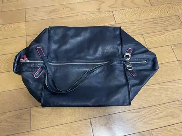 블랙 가죽 백
