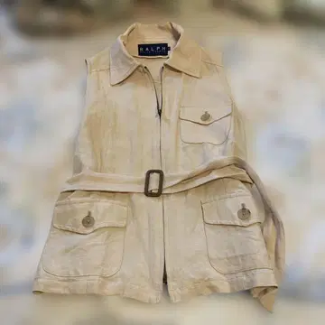 RALPH LAUREN 베이지 베스트