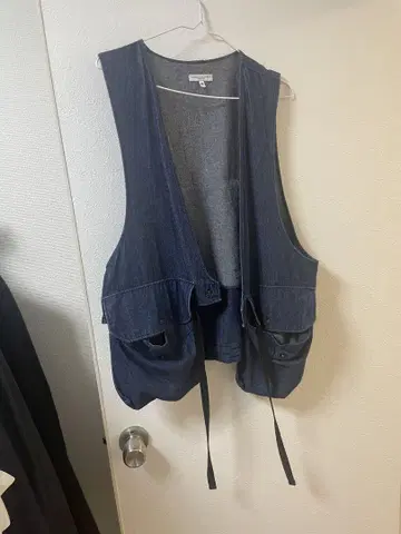 엔지니어드 가먼츠 인디고 Fowl Vest 워크 베스트 M