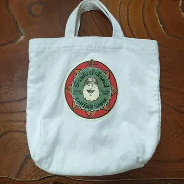 CAPTAIN SANTA 산타 로고 토트백
