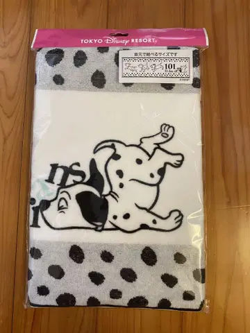 도쿄 디즈니 리조트 101마리 강아지 페이스 타월