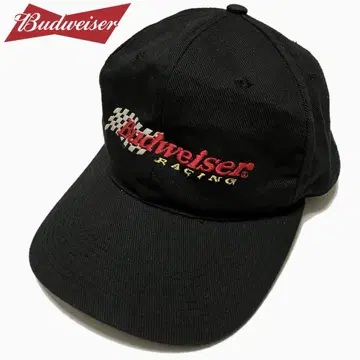 '90s Budweiser/버드와이저 RACING 블랙 계열 색상 캡