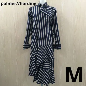palmer//harding 스트라이프 셔츠 원피스 F0611B16
