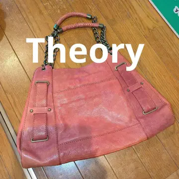 Theory 띠어리 홍차 가죽 백 숄더백
