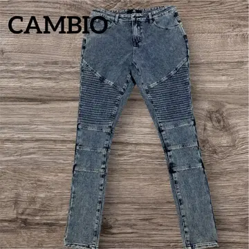 CAMBIO 캄비오 데님 맨투맨 스트레치 팬츠