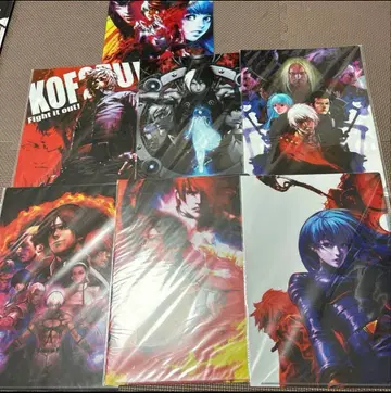 SNK 더 킹 오브 파이터즈 클리어 파일 새상품 7종 세트 익명 배송