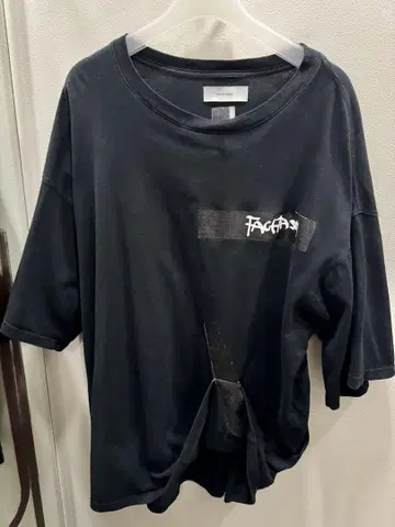 FACETASM TAPE BIG TEE 박스 테이프