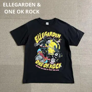 ELLEGARDEN & ONE OK ROCK 라이브 T 블랙 M 2018
