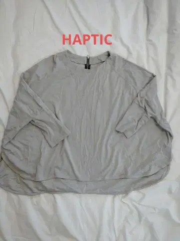 HAPTIC 라이트 그레이 티셔츠