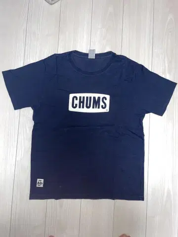 CHUMS 네이비 티셔츠 L 사이즈