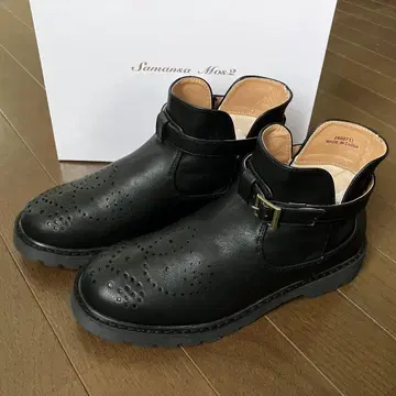 Samansa Mos2 블랙 숏부츠 L