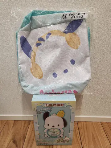 산리오 뽑기 포차코 탁상시계