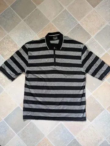 dunhill London 보더 피케 셔츠 XL