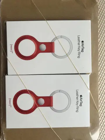 애플 AirTag 가죽 키링 2개 세트