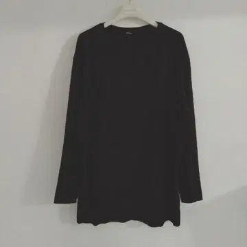 띠어리 띠어리 일본제 코튼 긴팔 티셔츠 롱T