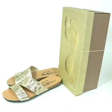PLAKTON 플라크톤 플랫 샌들 23.5cm EU37 SL/GD