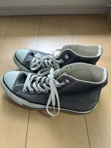 CONVERSE ALL STAR 그레이 하이컷 스니커즈