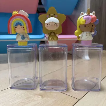 컬러풀 캐릭터 수납 용기 세트