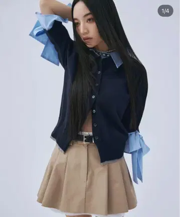 셔츠 도킹 레이어드 니트 eimy istoire