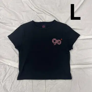 9090 걸 90 로고 걸 크롭 티셔츠 L