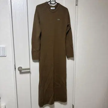 라코스테 리브 롱 원피스 브라운