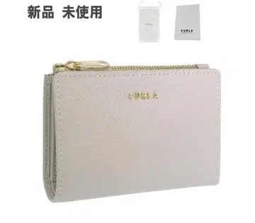 새상품 FURLA 훌라 두겹 지갑 리지 S 천연 가죽 제품