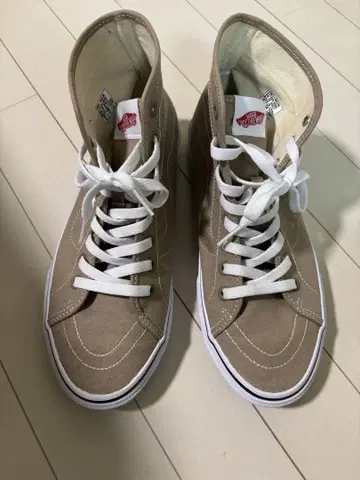 반스 스니커즈 27cm 베이지