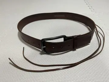 DIRK BIKKEMBERGS 딕 비켐버그 스트랩이 달린 가죽 벨트