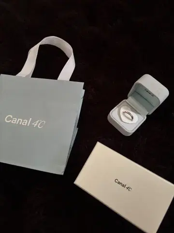 Canal 4C 하트 모양 반지 실버