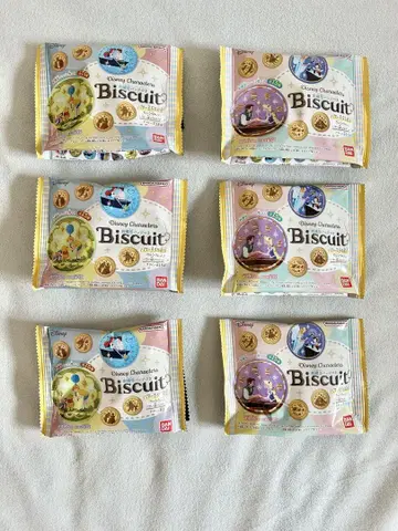 디즈니 자수 캔 배지, 비스킷 포함