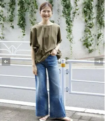 SLOBE IENA 드라이 분또 소매 풀오버