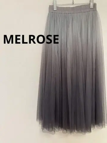 MELROSE 그라데이션 그레이 샤샤 스커트