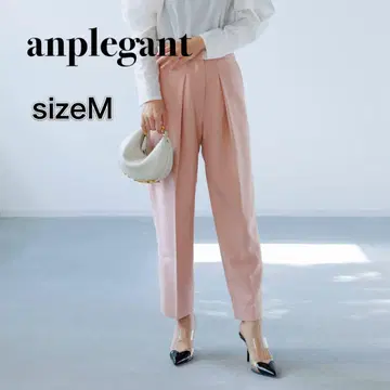 앰프레간트 하이웨스트 턱 팬츠 핑크 사이즈 M