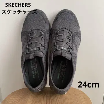 스케쳐스 Relaxed Fit 스니커즈 24cm 그레이