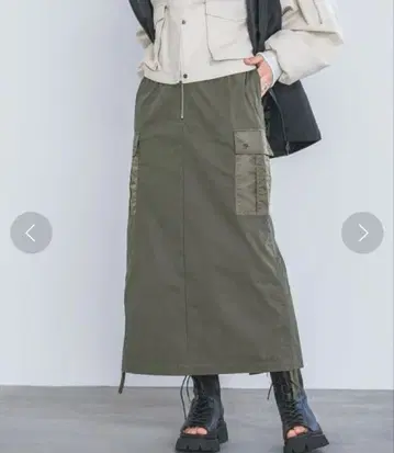 JEANASIS 지나시스 카고 플랩 내로우 스커트