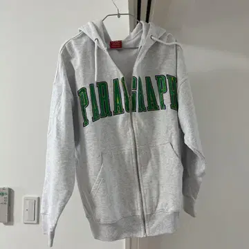 Paragraph 패러그래프 그레이 후드티 풀 집업