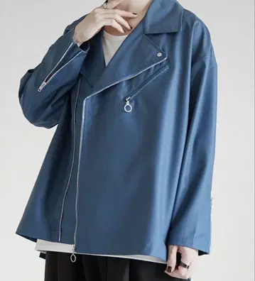 welise 모드 기믹 더블 라이더 자켓 셔츠 M
