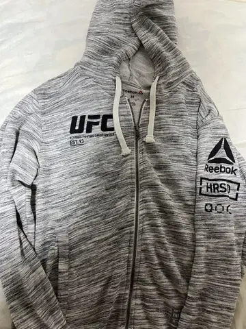 리복 UFC 후드티 M 사이즈 그레이