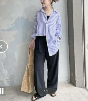 Spick&Span 조젯 스트레이트 팬츠