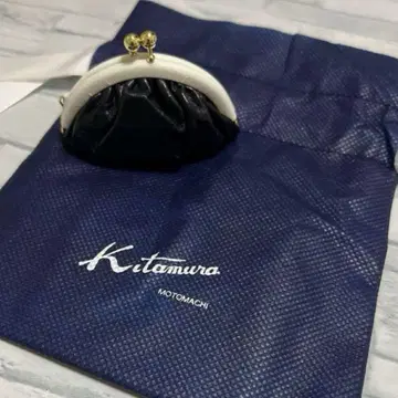 Kitamura 키타무라 가마구치 코인 케이스 블랙 검정