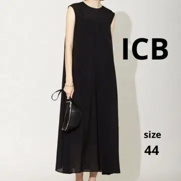 ICB [세탁 가능] 큐프라 실크 클론 원피스 블랙 사이즈 44