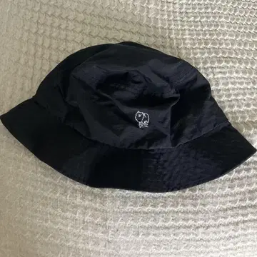 스핏츠 귀여운 개 버킷 햇 블랙