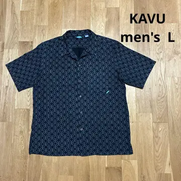 KAVU 오픈 카라 셔츠