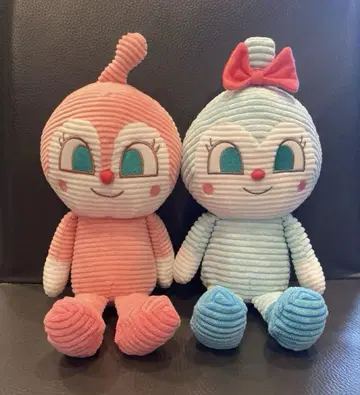 호빵맨 뮤지엄 한정 봉제 인형 짤랑이 코킨 세트
